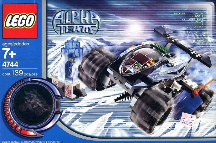 Set LEGO Alpha Team 4744 Tundra Tracker