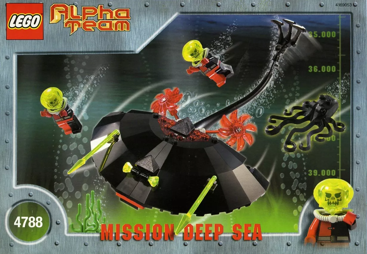 Set LEGO Alpha Team 4788 Ogel Mutant Ray
