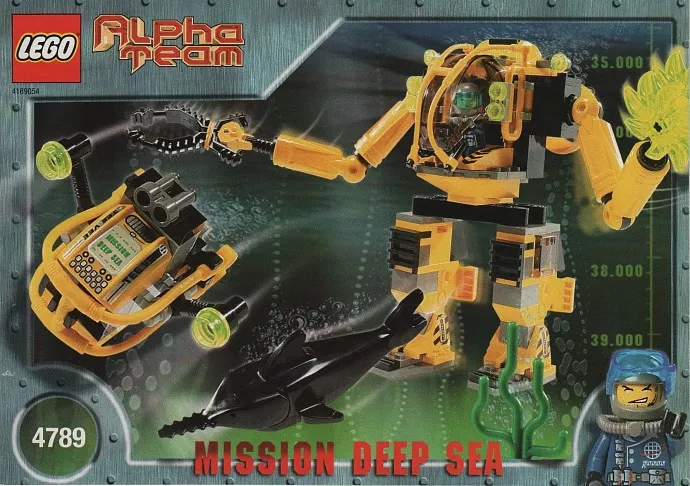 Set LEGO Alpha Team 4789 Alpha Team Aquatic Mech