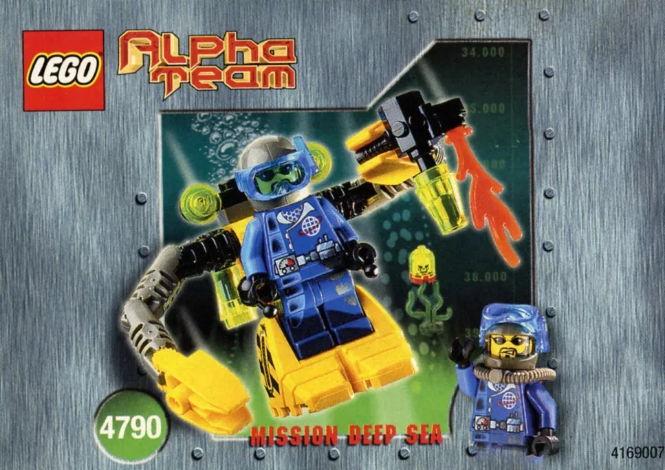 Set LEGO Alpha Team 4790 Alpha Team Robot Diver