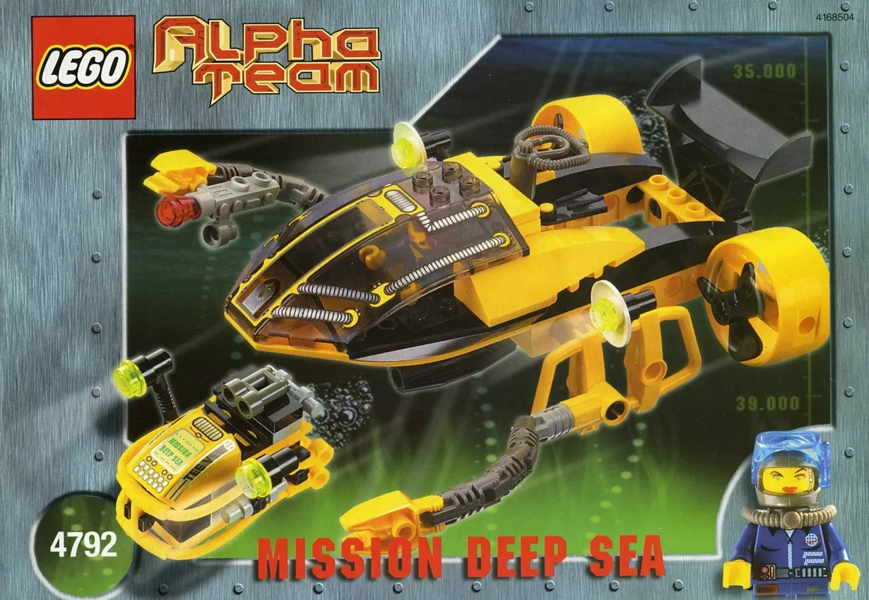 Set LEGO Alpha Team 4792 Alpha Team Navigator and ROV