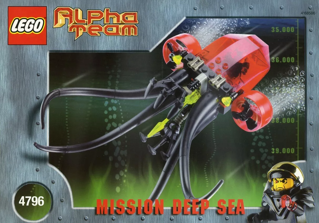 Set LEGO Alpha Team 4796 Ogel Mutant Squid