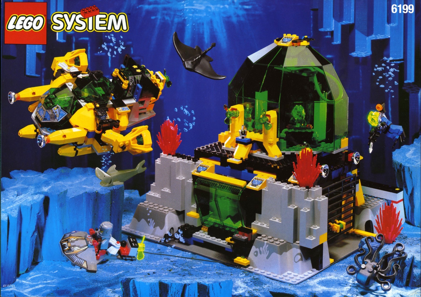 Set Lego Aquazone 6199 Hydro Crystalation Station