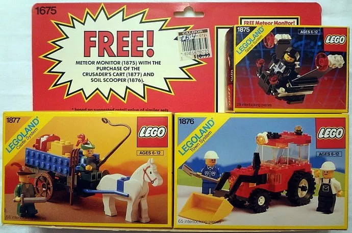 Set LEGO Assorted 1675 Three Set Bonus Pack