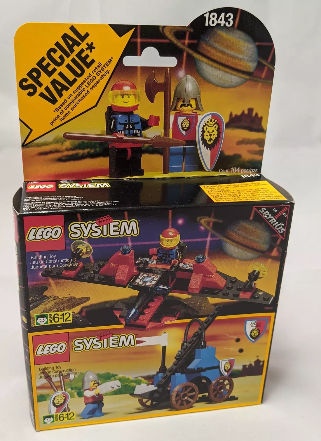 Set LEGO Assorted 1843 Space/Castle value pack