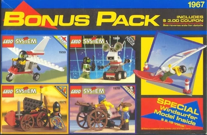 Set LEGO Assorted 1967 Five Set Bonus Pack