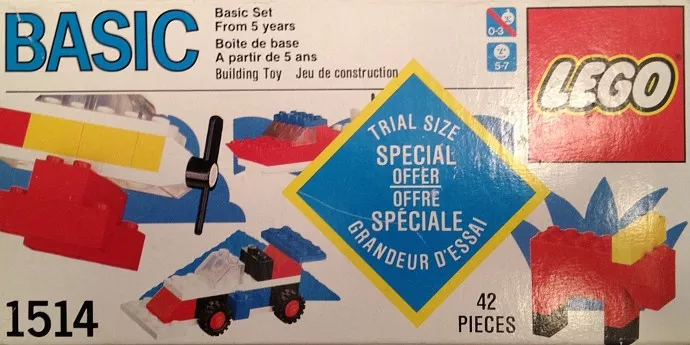 Set LEGO Basic 1514 Basic Building Set Trial Size