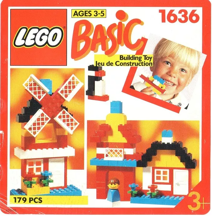 Set LEGO Basic 1636 Handy Bucket of Bricks, 3+