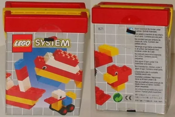 Set LEGO Basic 1671 Trial Size Box