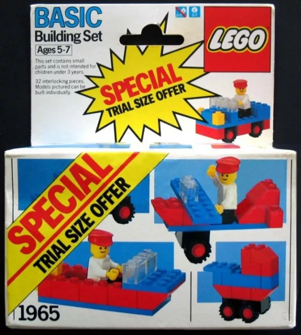 Set LEGO Basic 1965 Building Set, Trial Size Offer