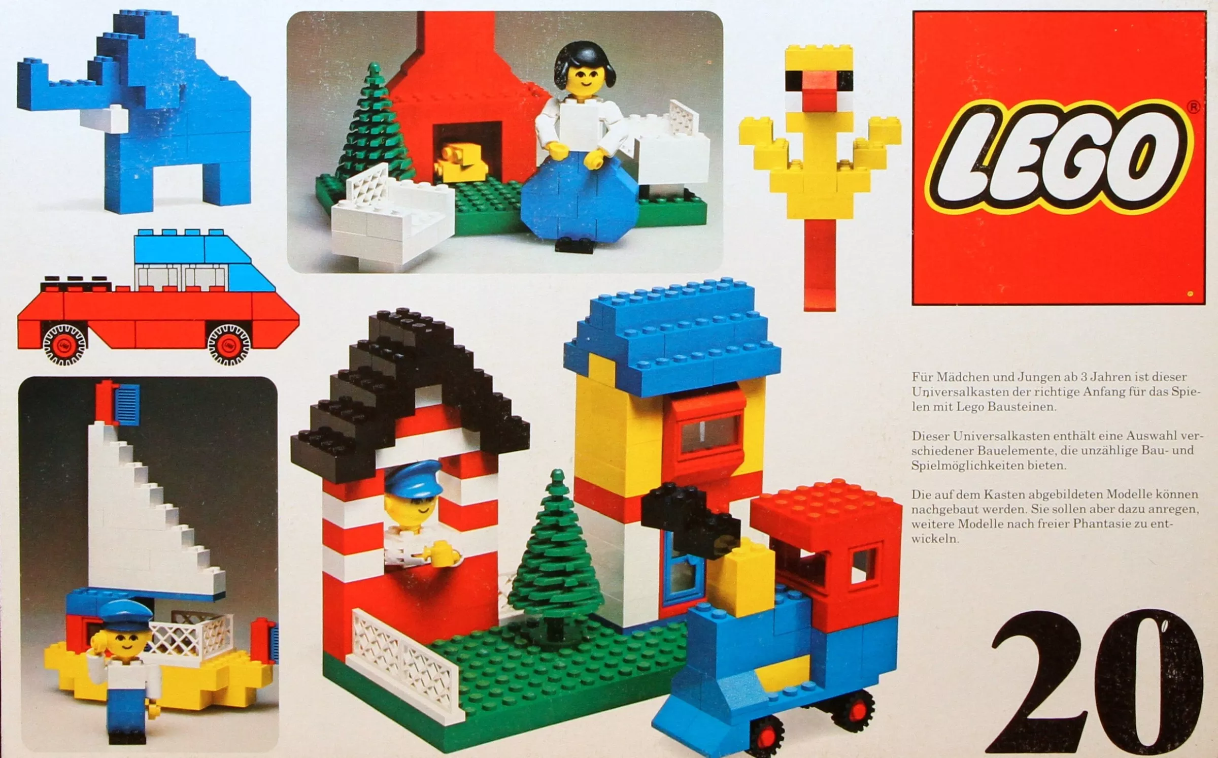 Set LEGO Basic 20 Basic Building Set, 3+