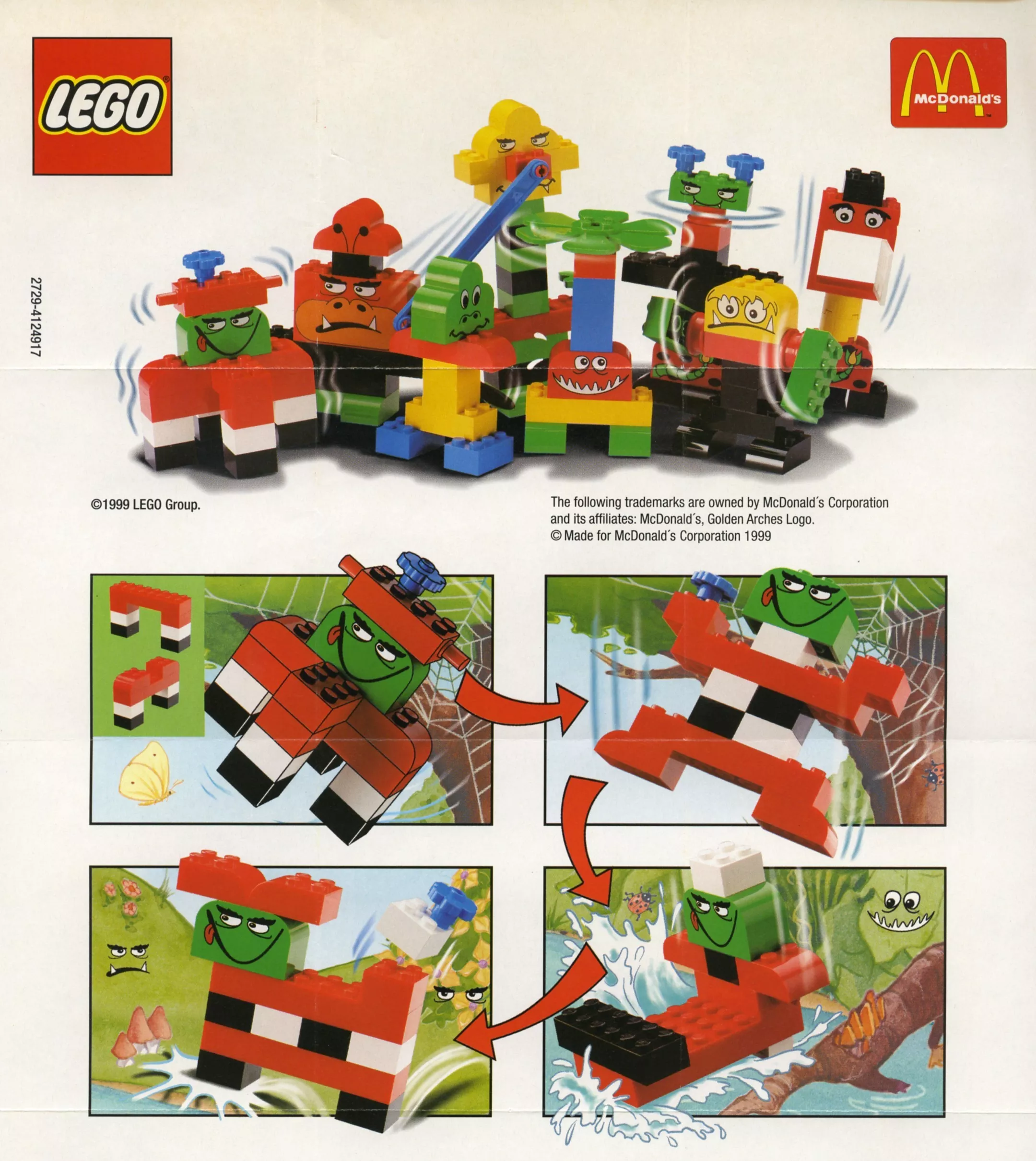Set LEGO Basic 2729 Quattro Leg