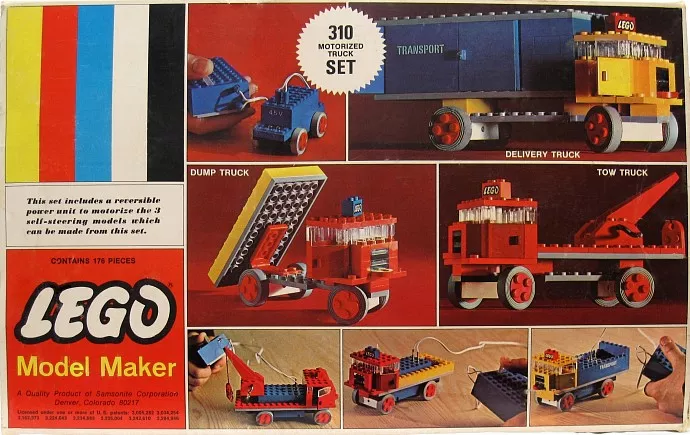Set LEGO Basic 307 Basic Building Set, 3+