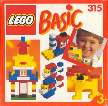 Set LEGO Basic 315 Basic Building Set, 3+