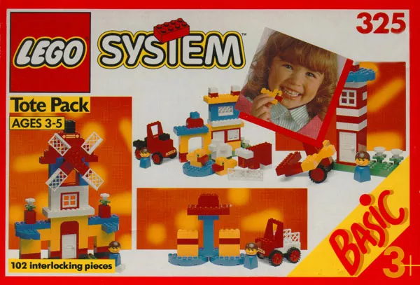 Set LEGO Basic 325 Basic Building Set, 3+