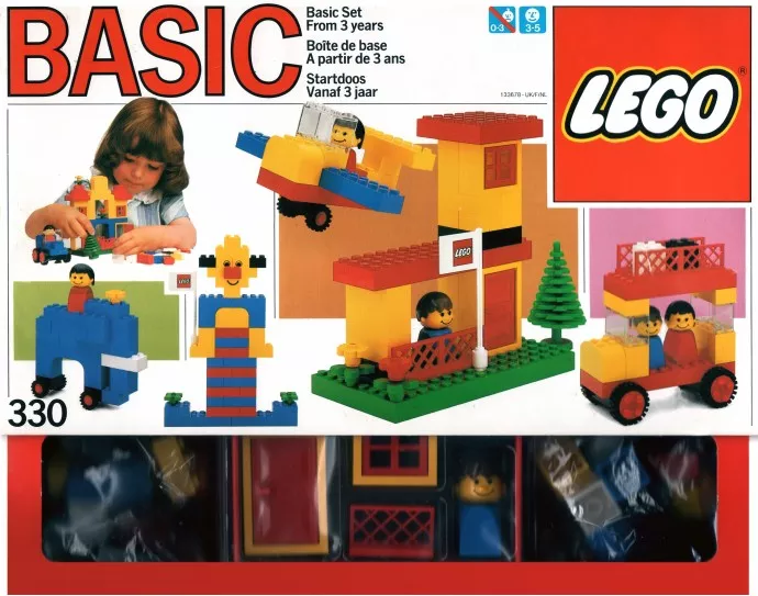 Set LEGO Basic 330 Basic Building Set, 3+