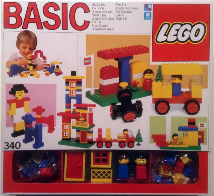 Set LEGO Basic 340 Basic Building Set, 3+