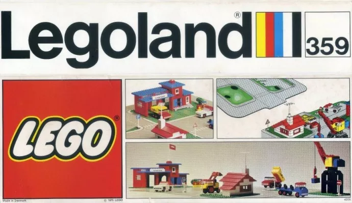 Set LEGO Basic 359 Environment Plate