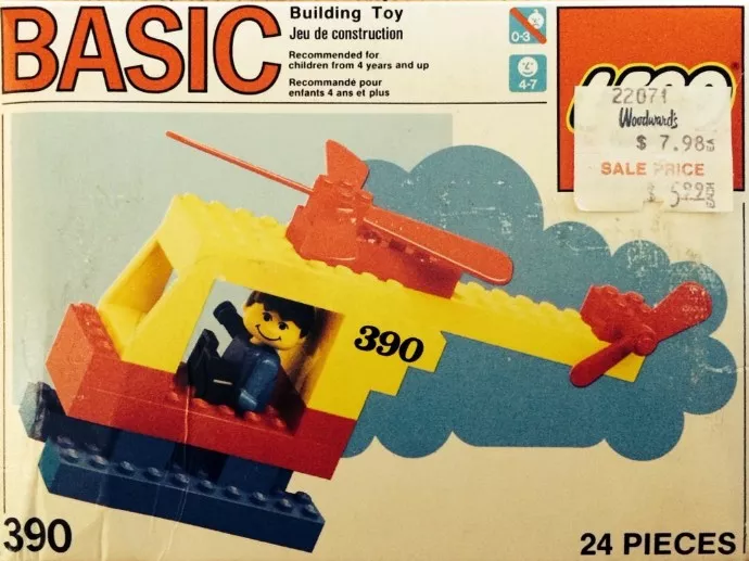 Set LEGO Basic 390 Helicopter