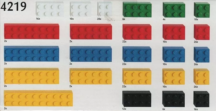 Set LEGO Basic 4219 Basic Building Set, 3+