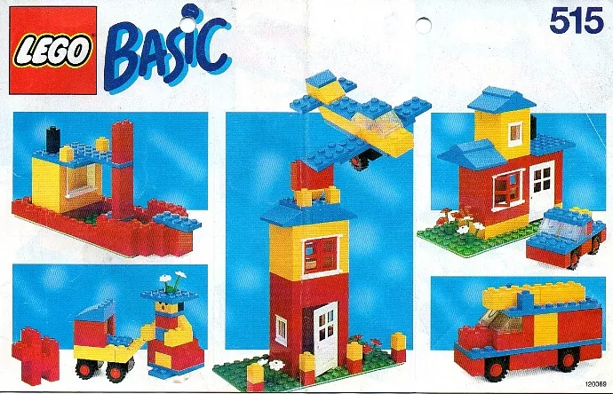 Set LEGO Basic 515 Basic Building Set, 5+