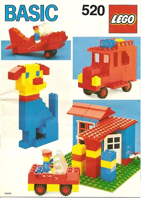 Set LEGO Basic 520 Basic Building Set, 5+