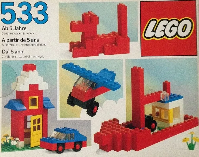 Set LEGO Basic 533 Basic Building Set, 5+