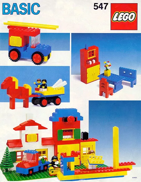 Set LEGO Basic 547 Basic Building Set, 5+