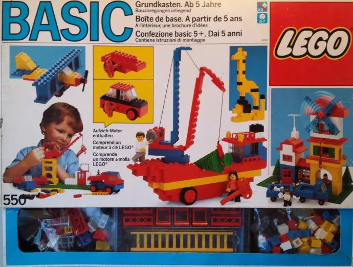Set LEGO Basic 550 Basic Building Set, 5+