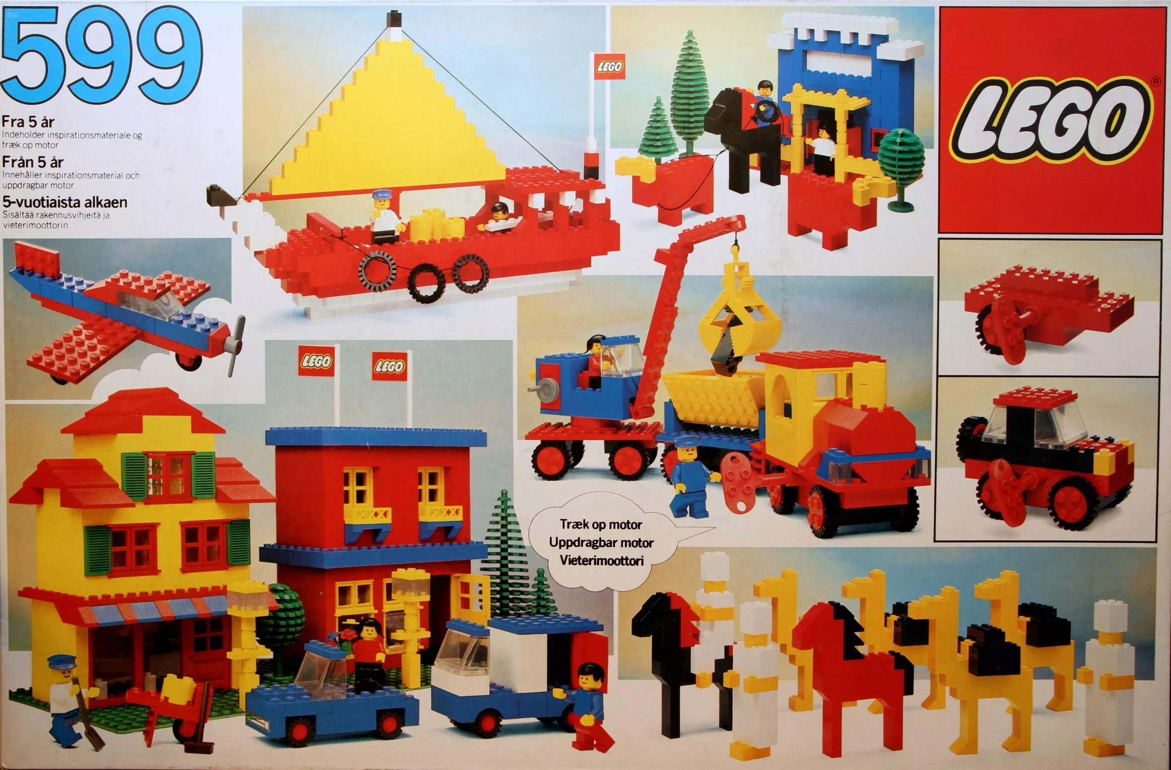 Set LEGO Basic 599 Basic Building Set, 5+