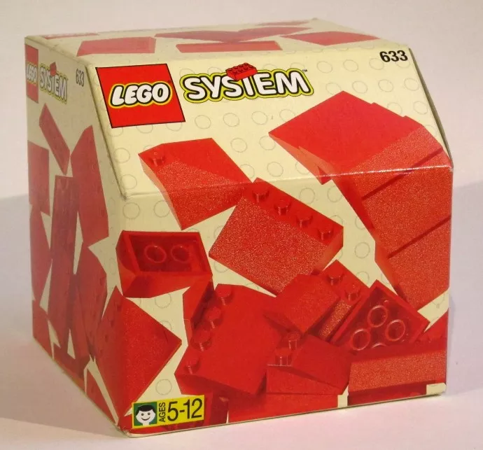 Set LEGO Basic 633 Roof Tiles