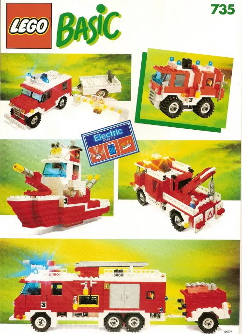 Set LEGO Basic 735 Basic Building Set, 7+