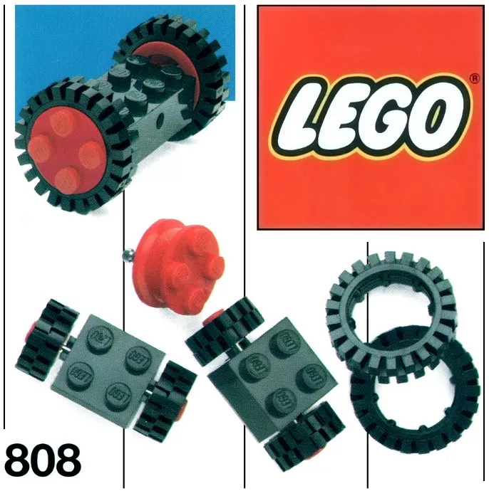 Set LEGO Basic 808 Wheels and Tyres