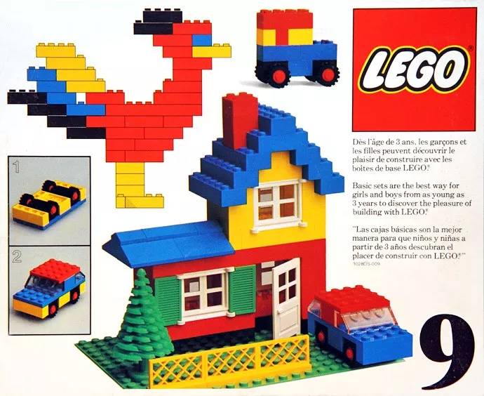 Set LEGO Basic 9 Basic Building Set, 3+