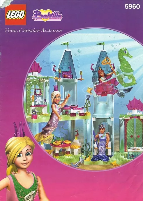Set LEGO Belville 5960 The Mermaid Castle