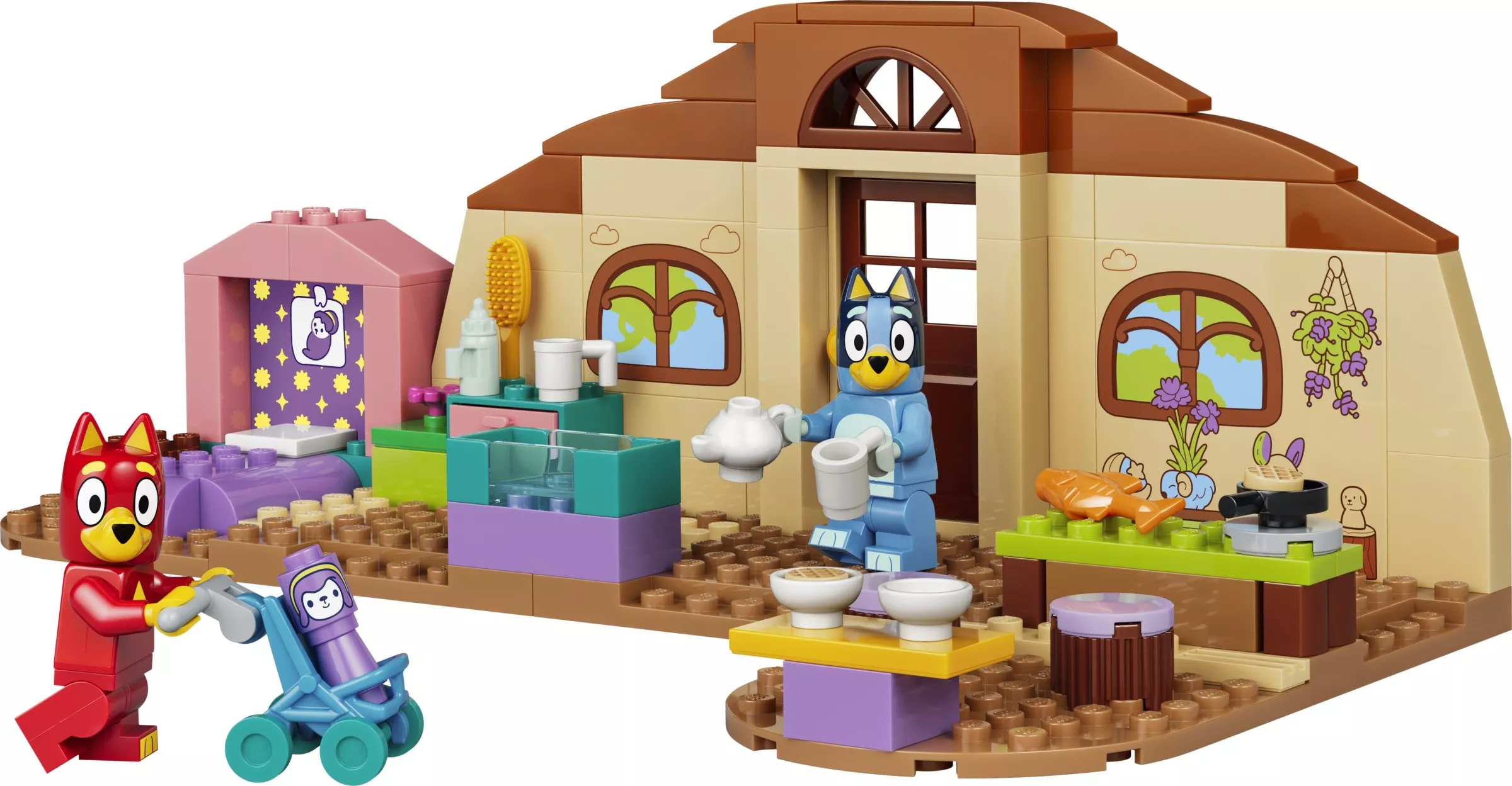 Set LEGO Bluey 11221 School with Rusty and Bluey
