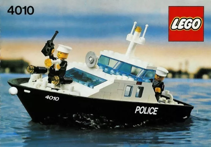 Set LEGO Boats 4010 Police Rescue Boat