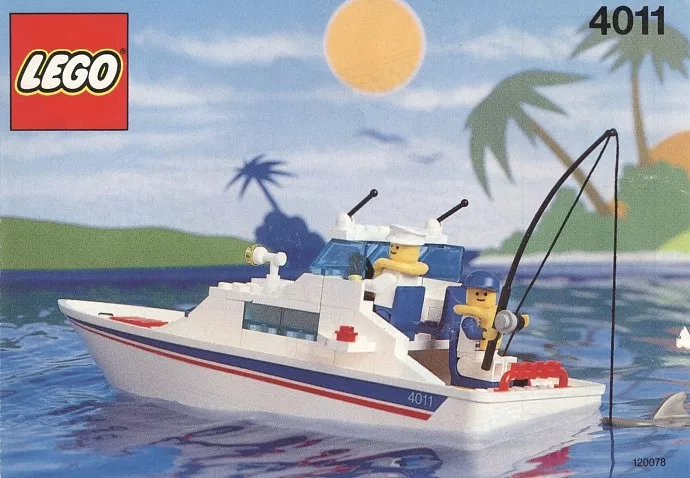 Set LEGO Boats 4011 Cabin Cruiser