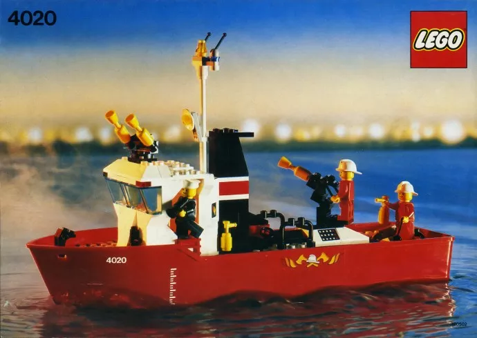 Set LEGO Boats 4020 Fire Fighter