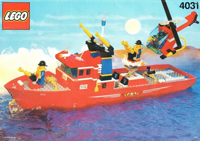 Set LEGO Boats 4031 Firefighter