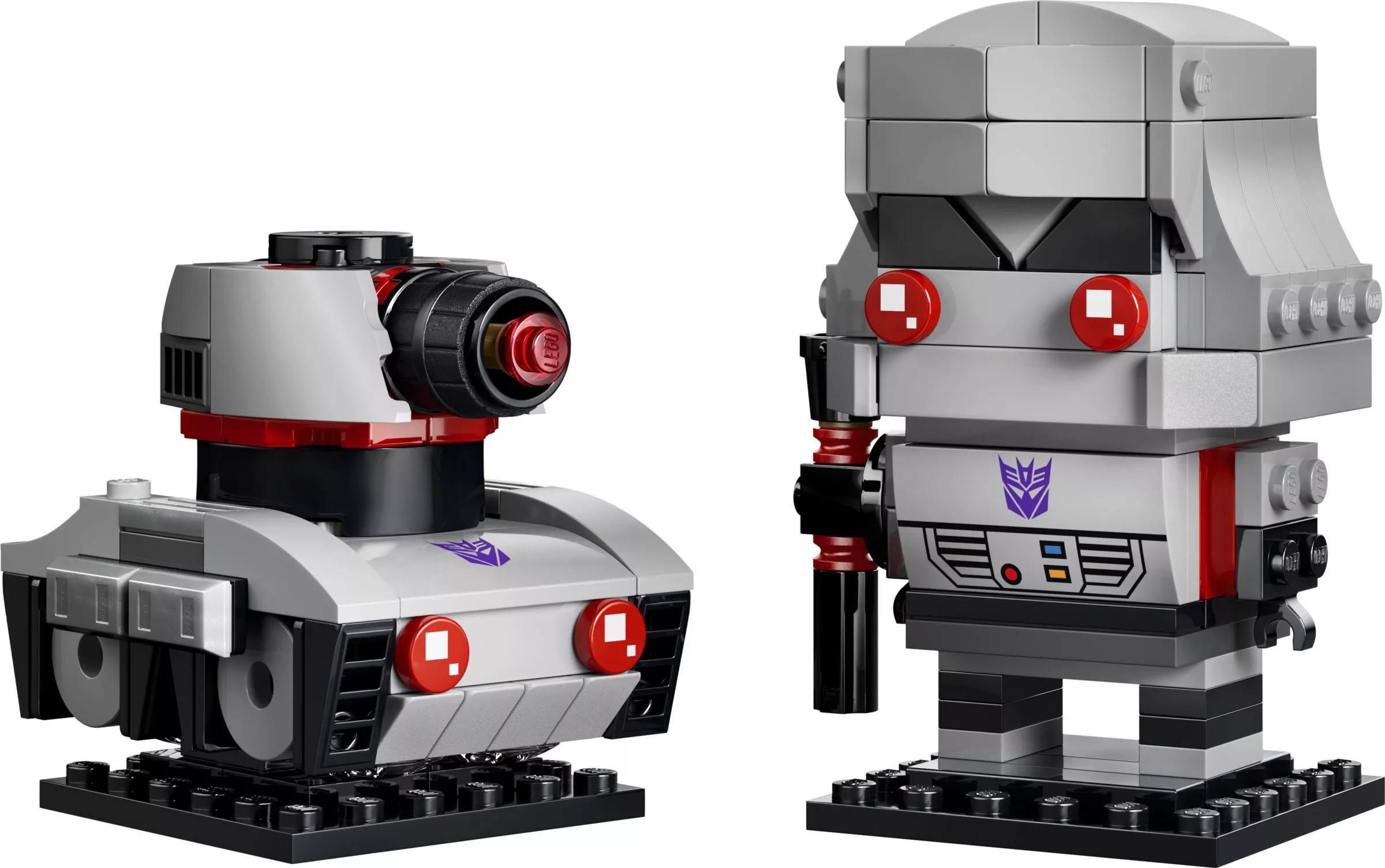 Set LEGO BrickHeadz 40924 Megatron Robot & Vehicle