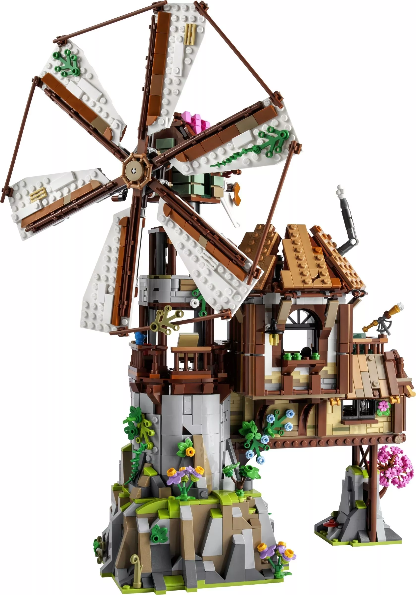 Set LEGO Bricklink 910003 Mountain Windmill