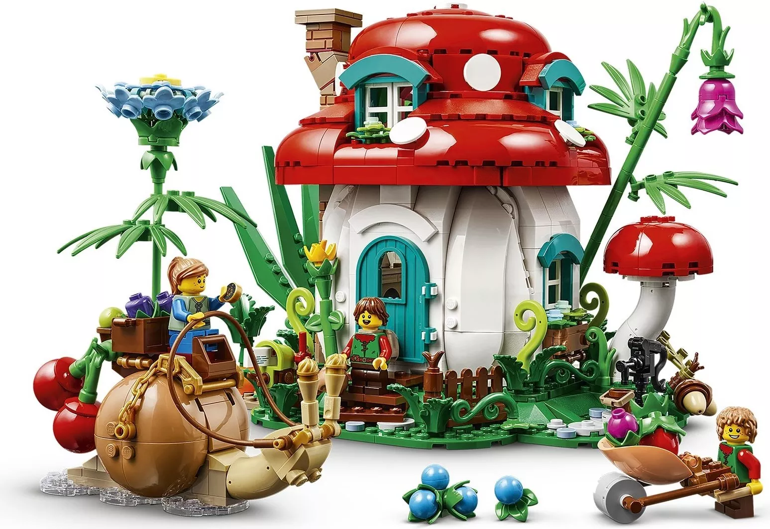 Set LEGO Bricklink 910037 Mushroom House