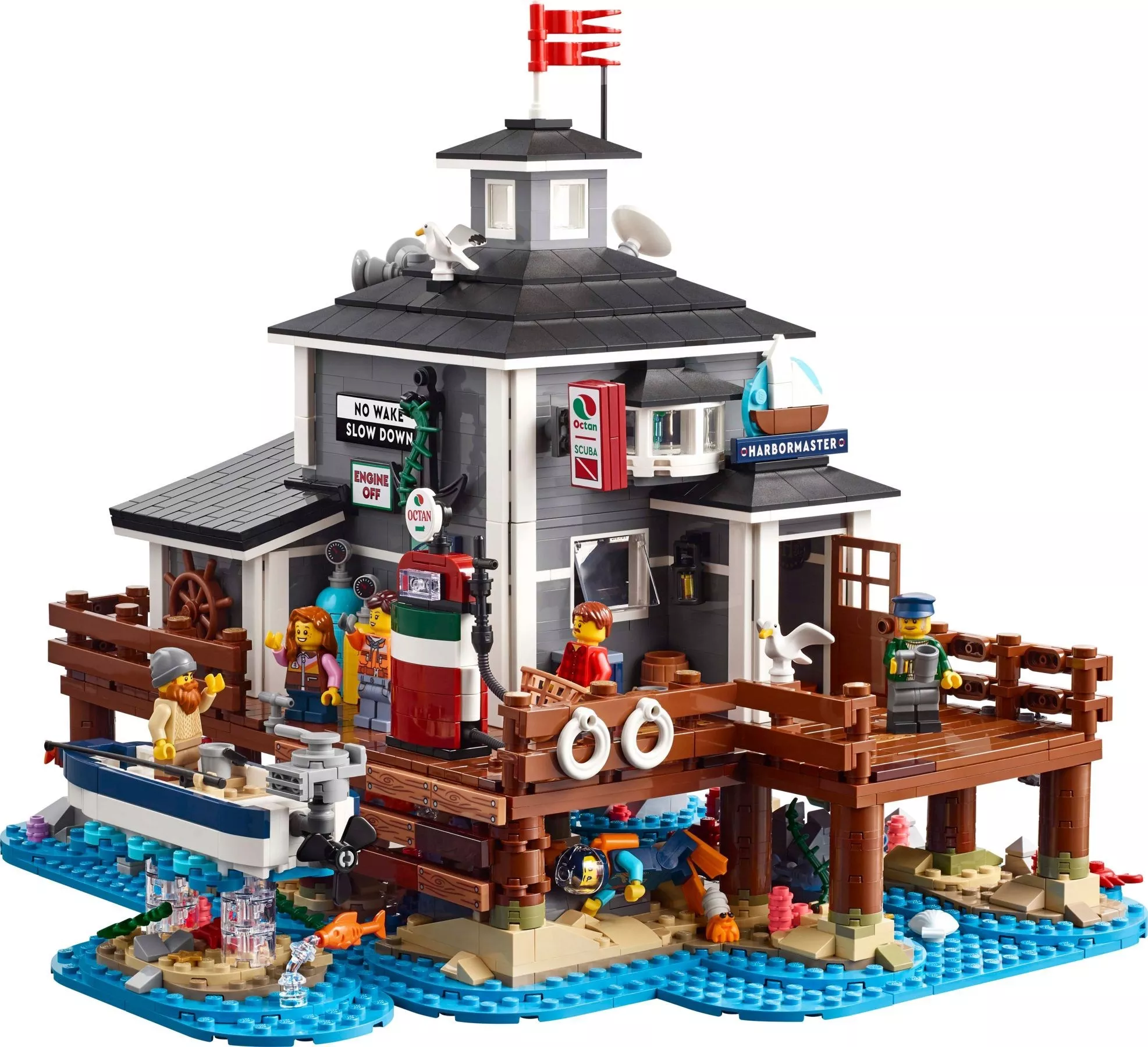Set LEGO Bricklink 910040 Harbourmaster's Office
