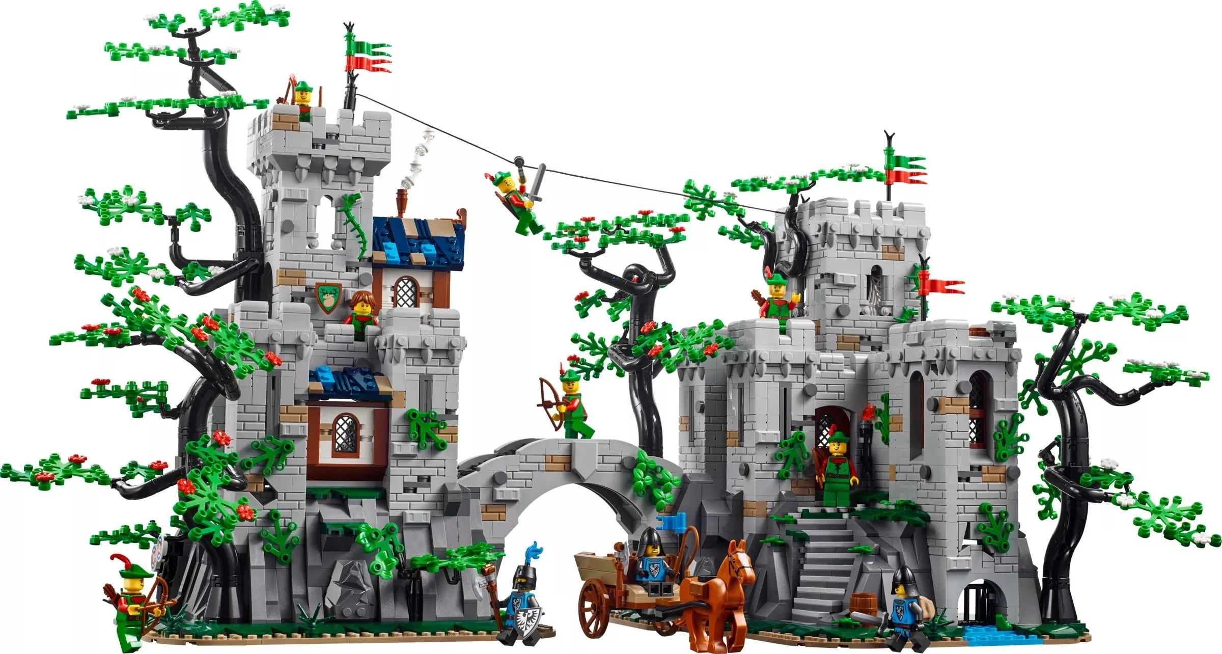 Set LEGO Bricklink 910043 Forest Stronghold