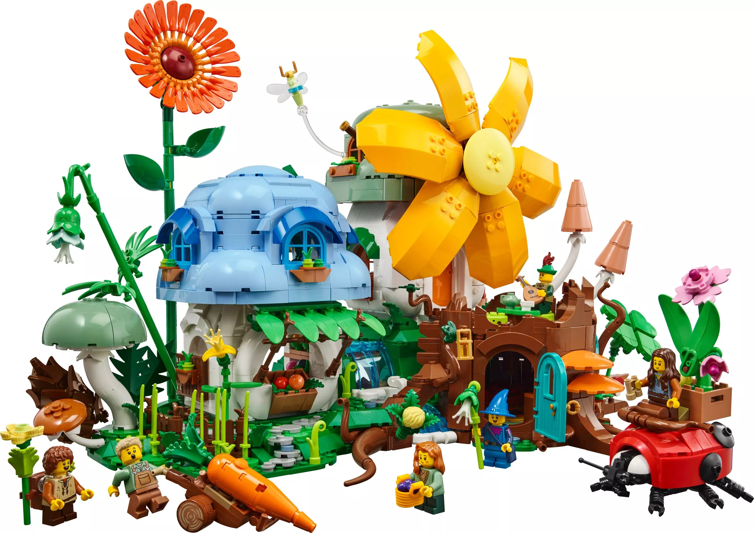 Set LEGO Bricklink 910051 Mushroom Village