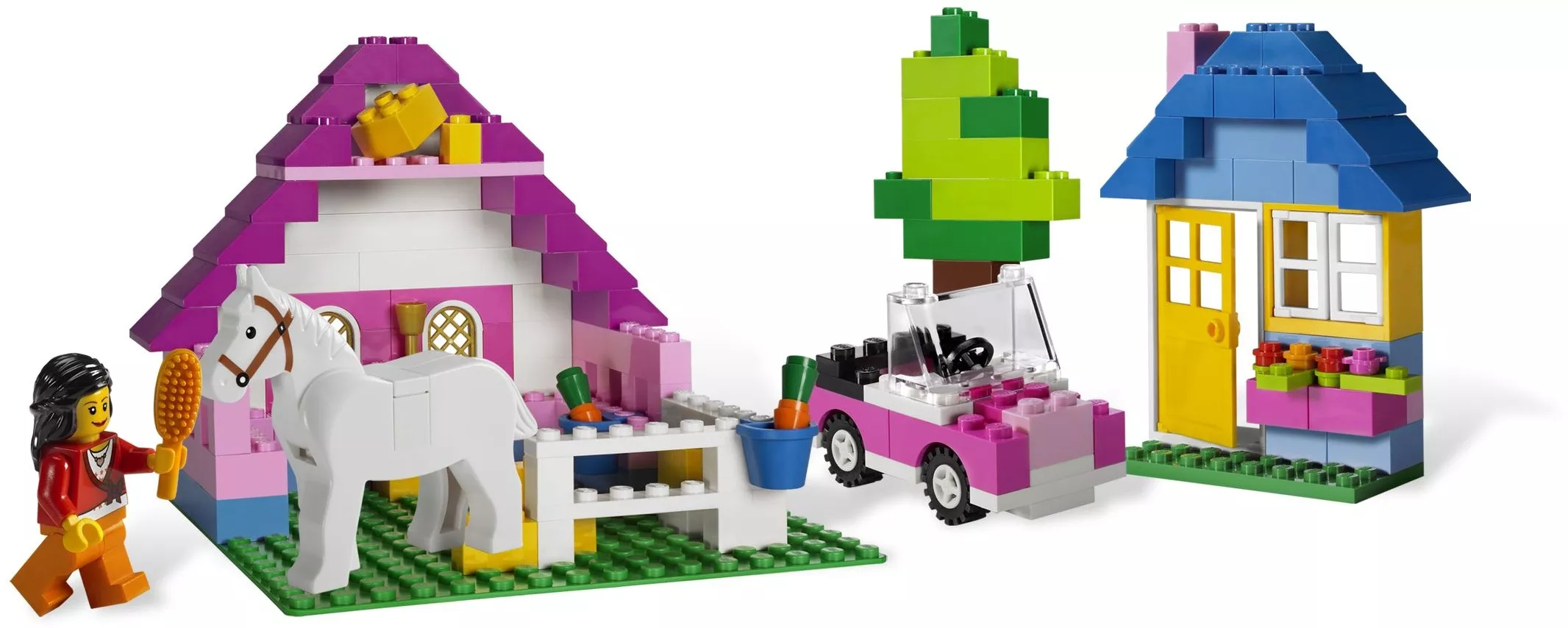 Set LEGO Bricks and More 5560 Large Pink Brick Box