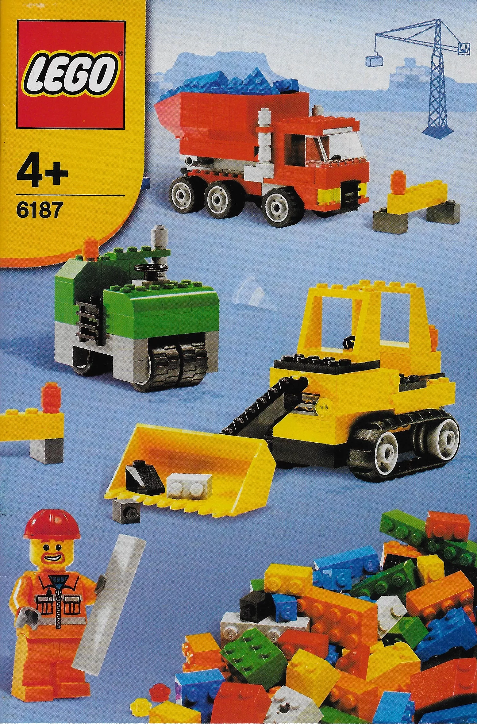 Set LEGO Bricks and More 6187 Road Construction Set