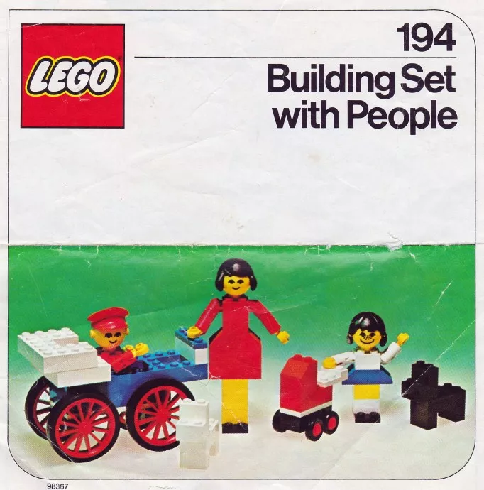 Set LEGO Building Set with People 194 Family