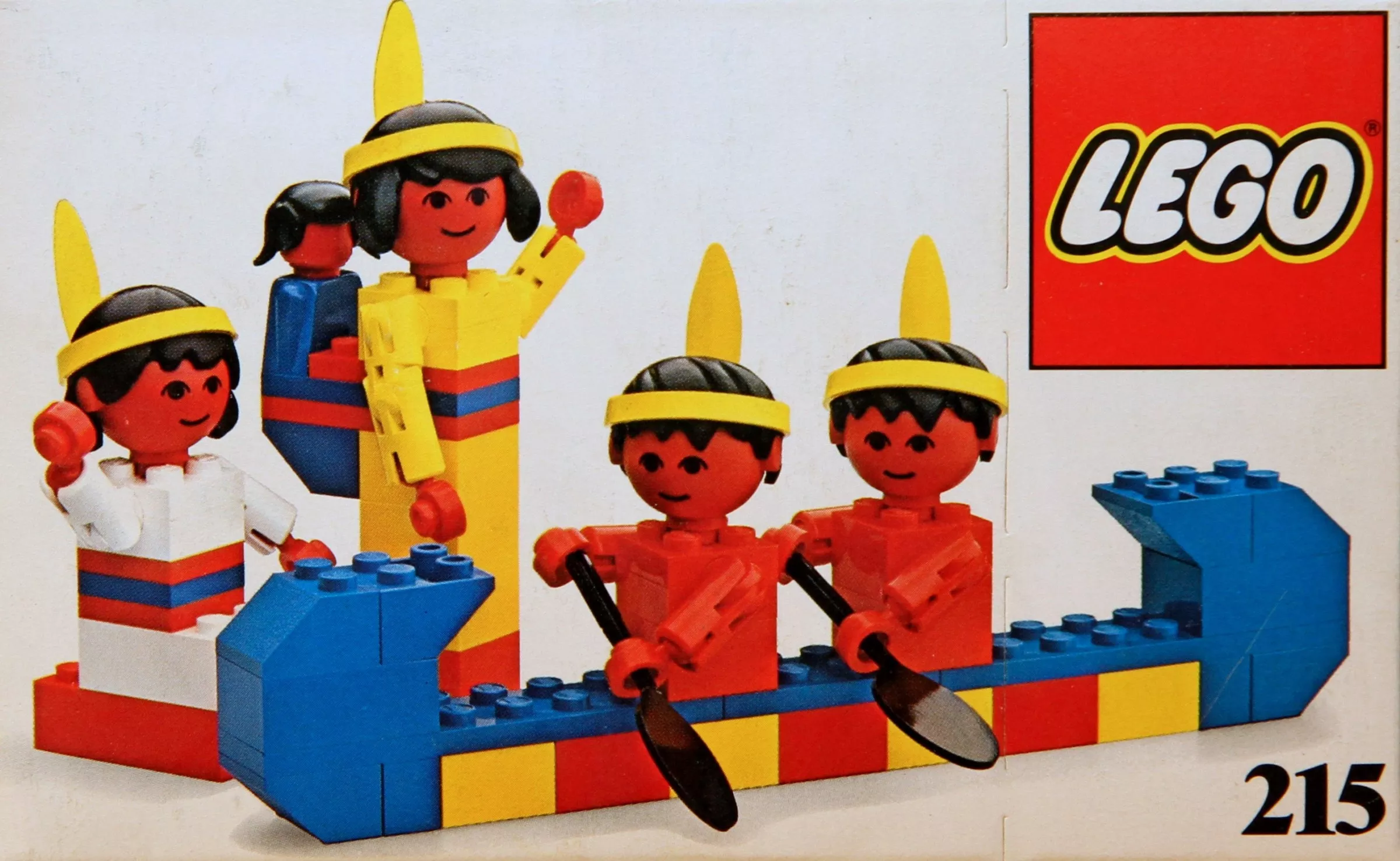 Set LEGO Building Set with People 215 Red Indians
